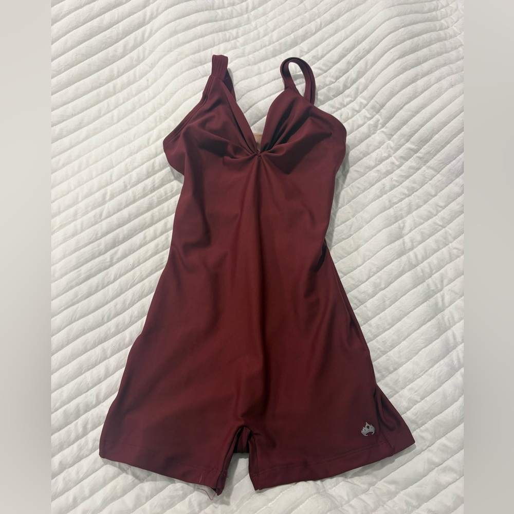 Mariia Maroon Jumpsuit